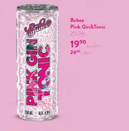 Qanto Bubee Pink Gin&Tonic nabídka