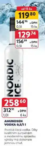 Qanto Amundsen vodka nabídka