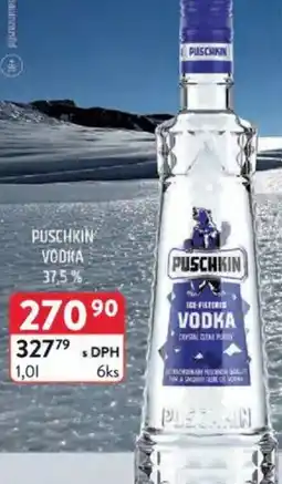 Qanto Puschkin vodka 37,5% nabídka