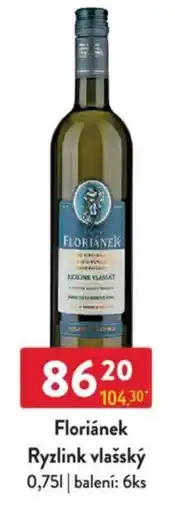 Qanto Floriánek Ryzlink vlašský nabídka