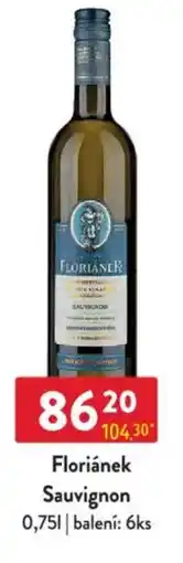 Qanto Floriánek Sauvignon nabídka