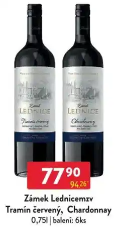 Qanto Zámek Lednicemzv Tramín červený, Chardonnay nabídka