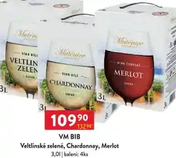 Qanto VM BIB Veltlínské zelené, Chardonnay, Merlot nabídka