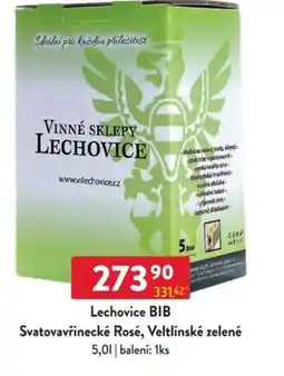 Qanto Lechovice BIB Svatovavřinecké Rosé, Veltlínské zelené nabídka