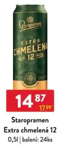 Qanto Staropramen Extra chmelená 12 nabídka