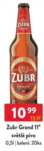 Qanto Zubr Grand 11° světlé pivo nabídka
