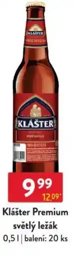 Qanto Klášter Premium světlý ležák nabídka