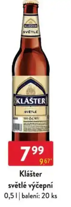 Qanto Klášter světlé výčepní nabídka