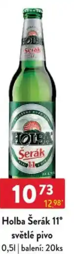 Qanto Holba Šerák 11° světlé pivo nabídka