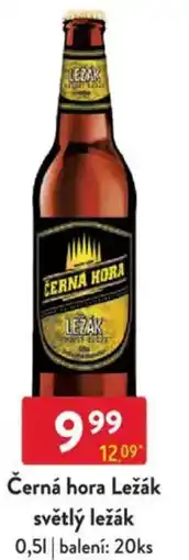 Qanto Černá hora Ležák světlý ležák nabídka