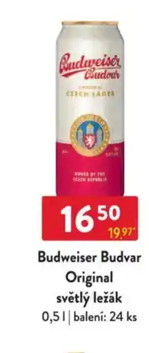 Qanto Budweiser Budvar Original světlý ležák nabídka