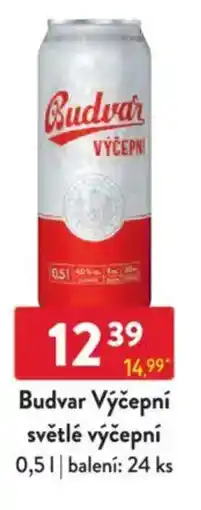 Qanto Budvar Výčepní světlé výčepní nabídka