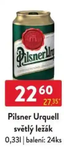 Qanto Pilsner Urquell světlý ležák nabídka