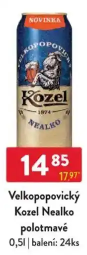 Qanto Velkopopovický Kozel Nealko polotmavé nabídka