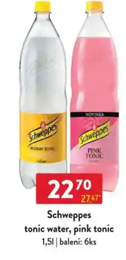 Qanto Schweppes tonic water, pink tonic nabídka