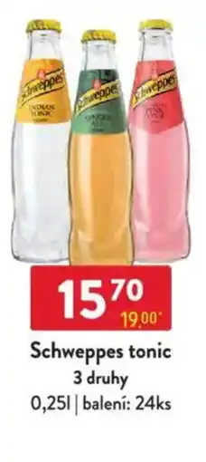 Qanto Schweppes tonic nabídka