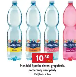 Qanto Hanácká kyselka citron, grapefruit, pomeranč, lesní plody nabídka