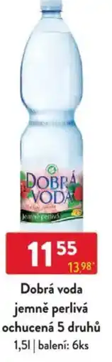 Qanto Dobrá voda jemně perlivá ochucená 5 druhů nabídka