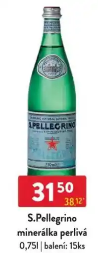 Qanto S.Pellegrino minerálka perlivá nabídka