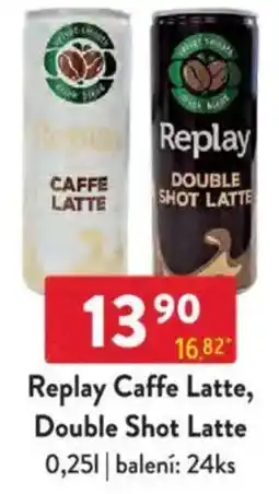 Qanto Replay Caffe Latte, Double Shot Latte nabídka
