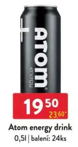 Qanto Atom energy drink nabídka