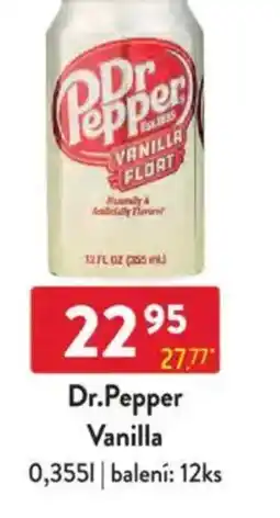 Qanto Dr.Pepper Vanilla nabídka