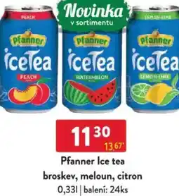 Qanto Pfanner Ice tea broskev, meloun, citron nabídka