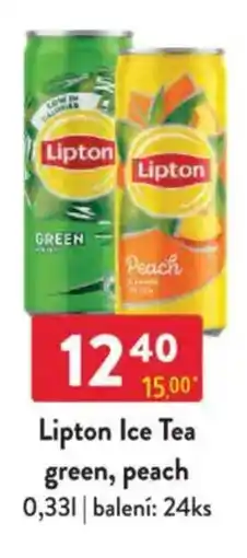 Qanto Lipton Ice Tea green, peach nabídka
