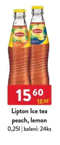 Qanto Lipton Ice tea peach, lemon nabídka