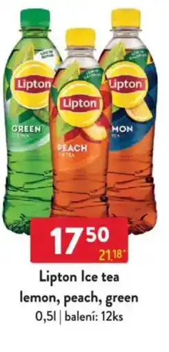 Qanto Lipton Ice tea lemon, peach, green nabídka