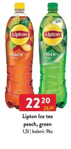 Qanto Lipton Ice tea peach, green nabídka
