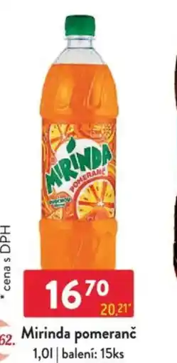 Qanto Mirinda pomeranč nabídka