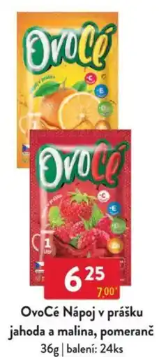 Qanto Ovocé Nápoj v prášku jahoda a malina, pomeranč nabídka
