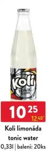 Qanto Koli limonáda tonic water nabídka