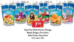 Qanto Capri-Sun Multivitamin, Orange, Mystic Dragon, Fun alarm, Safari fruits, Fairy drink nabídka