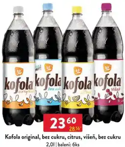 Qanto Kofola original, bez cukru, citrus, višeň, bez cukru nabídka