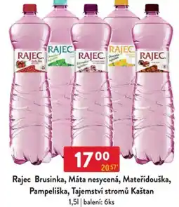 Qanto Rajec Brusinka, Máta nesycená, Mateřídouška, Pampeliška, Tajemství stromů Kaštan nabídka