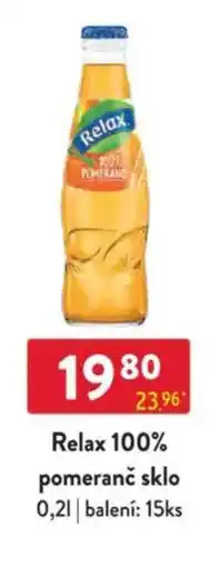 Qanto Relax 100% pomeranč sklo nabídka