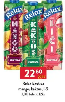Qanto Relax Exotica mango, kaktus, liči nabídka