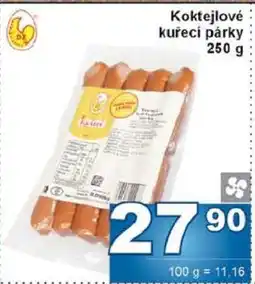 Jip Koktejlové kuřecí párky nabídka