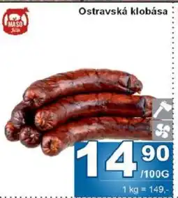Jip Ostravská klobása nabídka