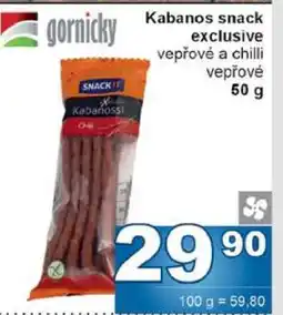 Jip Kabanos snack exclusive nabídka