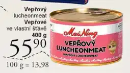 Jip Vepřový lucheonmeat nabídka