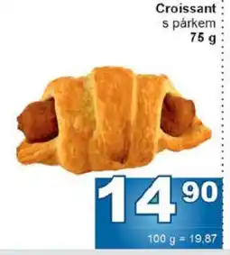 Jip Croissant s párkem nabídka