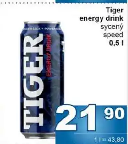 Jip Tiger Energy drink nabídka