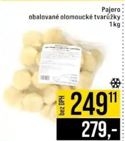 Jip Pajero obalované olomoucké tvarůžky nabídka