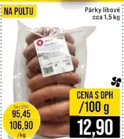 Jip Párky libové nabídka