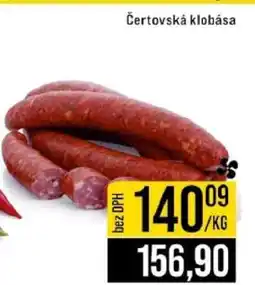 Jip Čertovská klobása nabídka