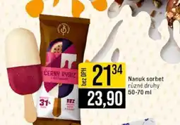 Jip Nanuk sorbet nabídka