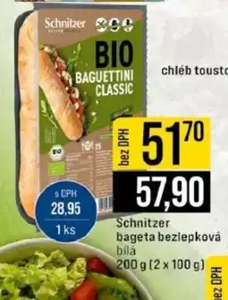 Jip Schnitzer bageta bezlepková bílá nabídka
